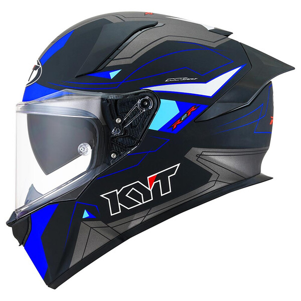 kyt - Casque R2R Led Noir Mat / Bleu