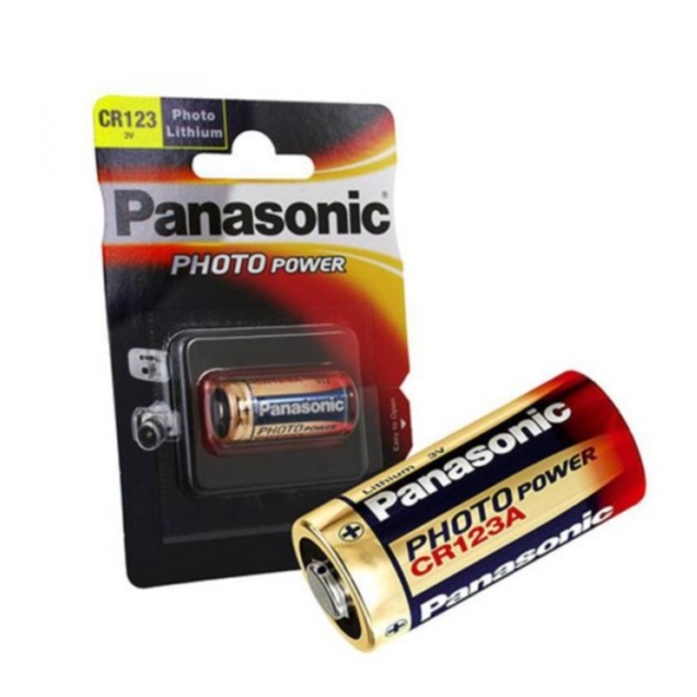 Panasonic 3 Volt Lithium Foto Batterie CR123 / CR123A / EL 123A / DL123A / K123LA / CR123R (1600mAh)