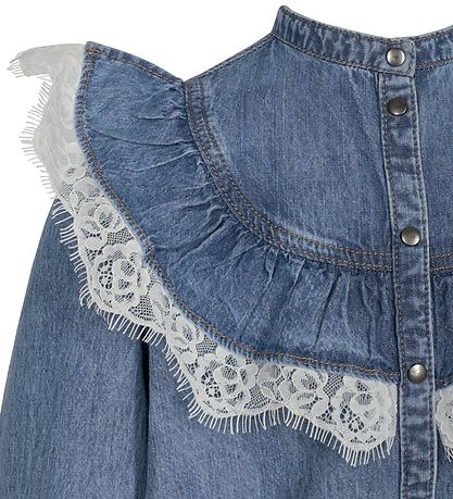 Petit by Sofie Schnoor Skjorte - Atlanta - Blå Denim