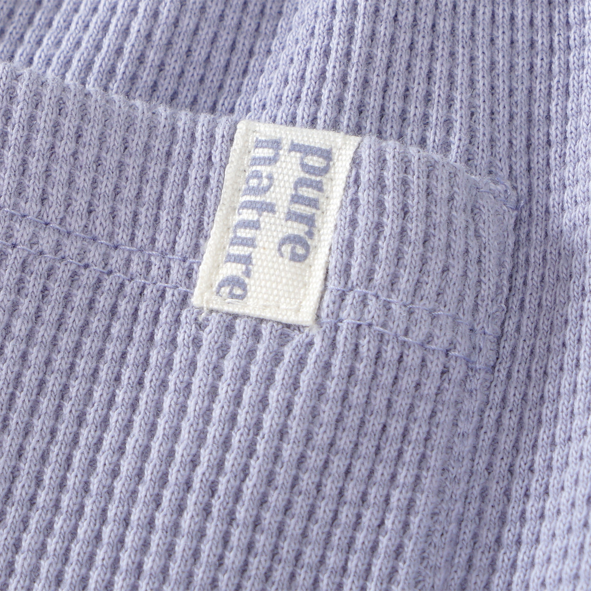 Topomini Pure Collection 2 Baby Jogginghosen aus Waffel-Piqué terracotta / hellblau