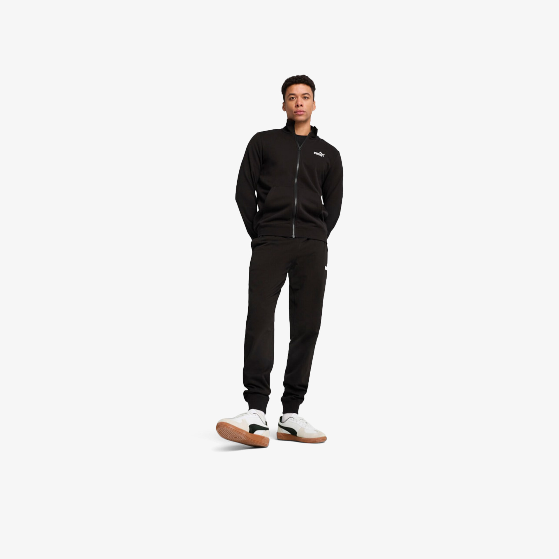 PUMA ESS Logo Herren Hoodies & Sweater schwarz