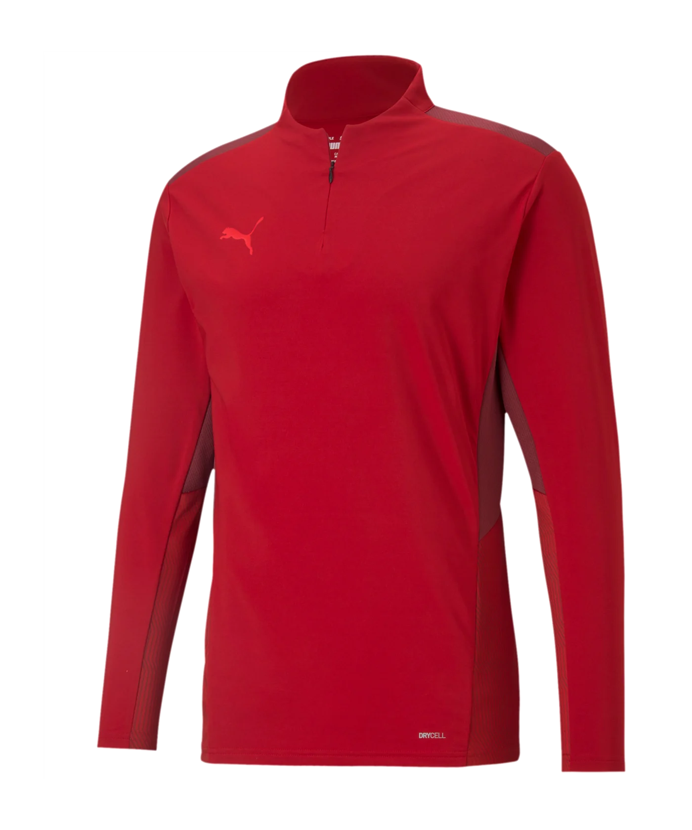 PUMA teamCUP HalfZip Sweatshirt Rot F01