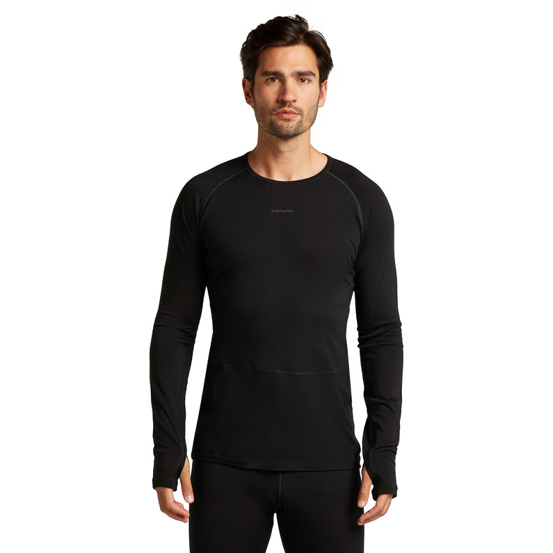 Icebreaker Herren 200 ZoneKnit Crewe Longsleeve