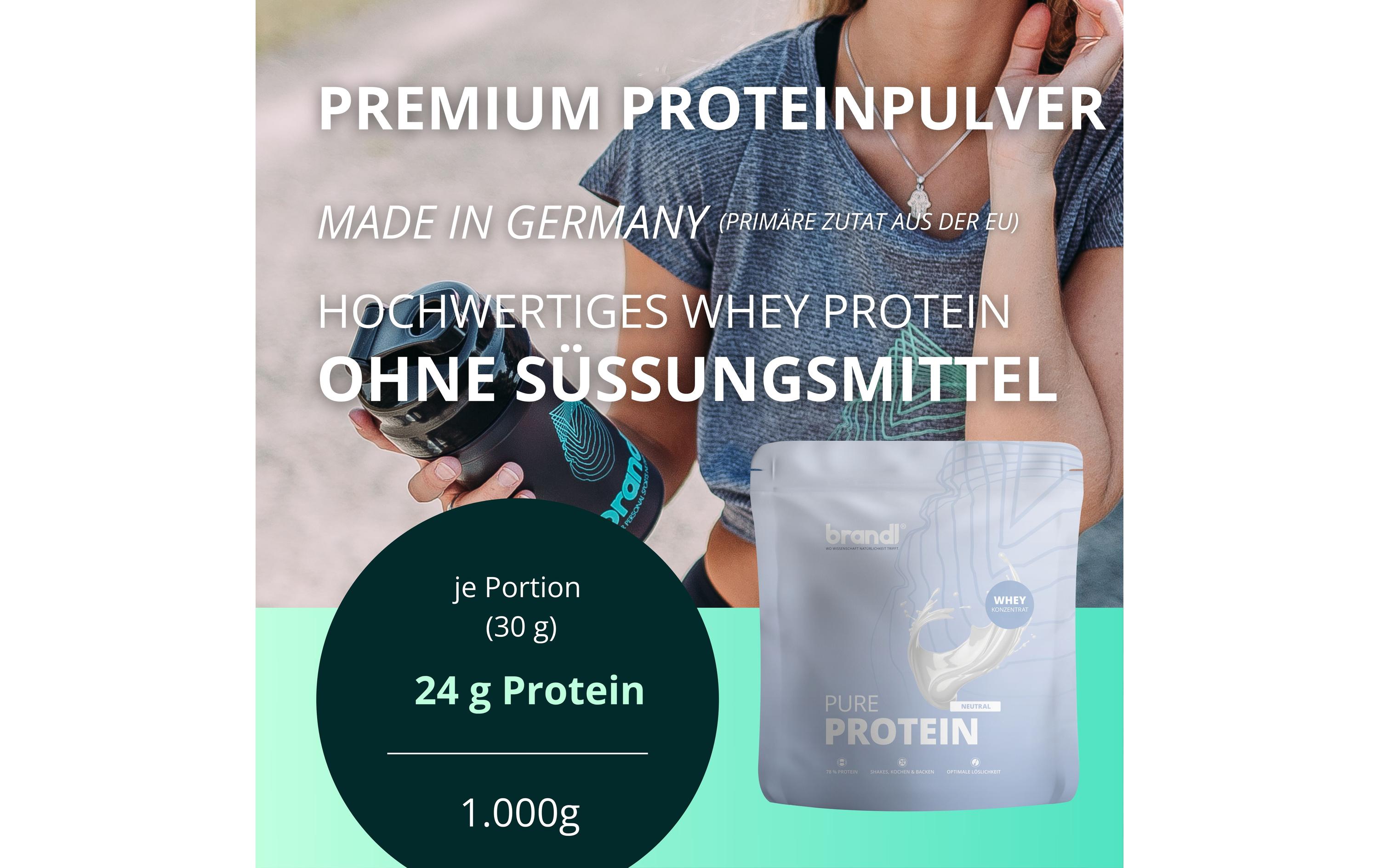 Pure Protein Whey Neutral 1000 gWhey-Konzentrat mit authentischem, unwiderstehlichem Geschmack