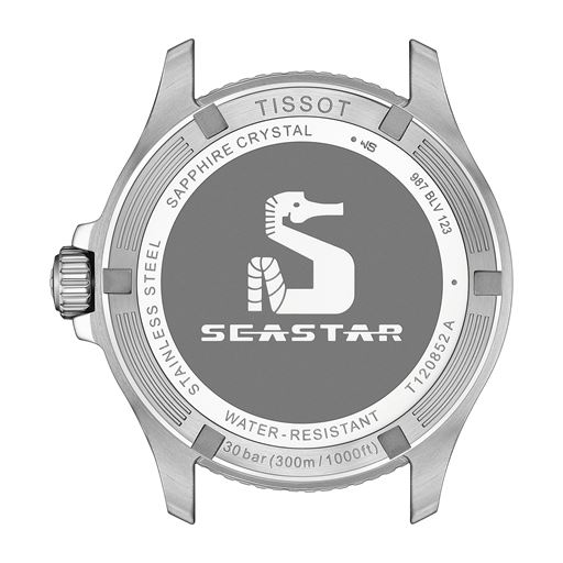 Tissot Seastar 1000 Quartz GMT T120.852.11.051.00 Herreur, Steel/Black, 40 mm