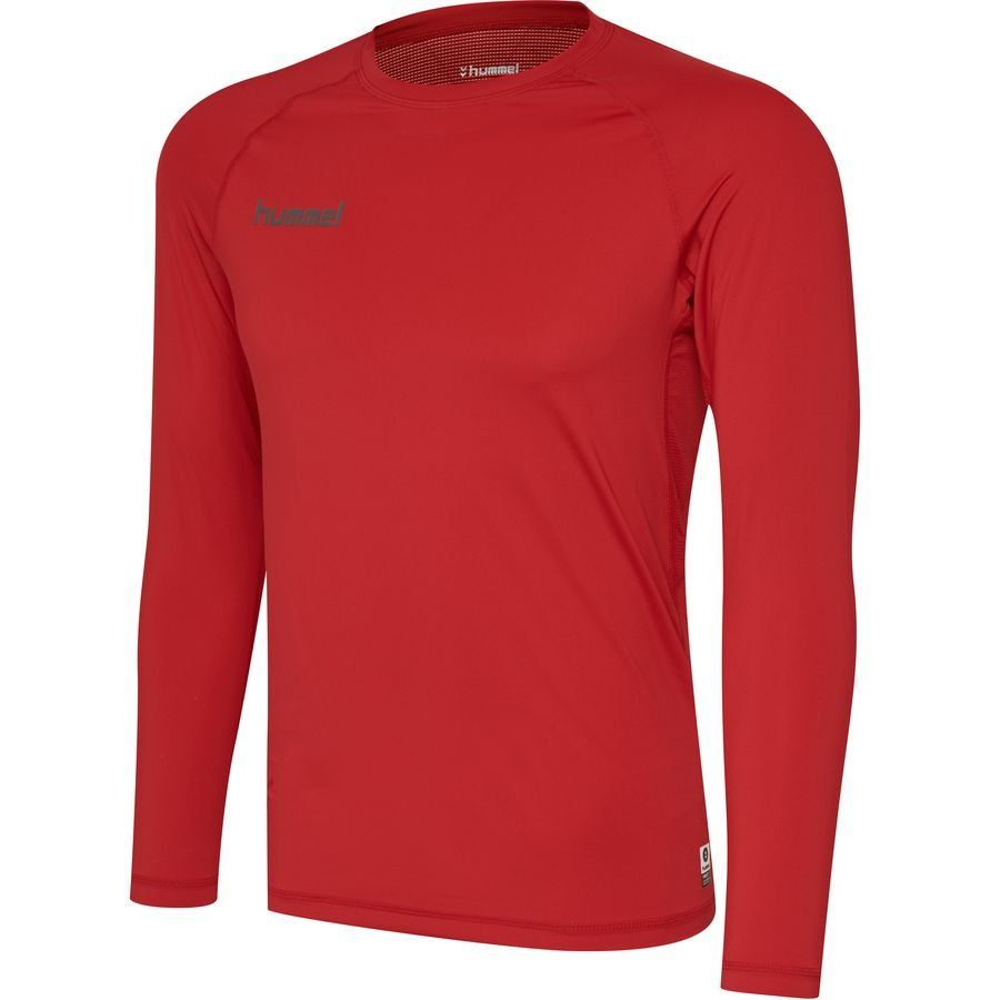 Hummel First Performance Baselayer Manches Longues - Rouge