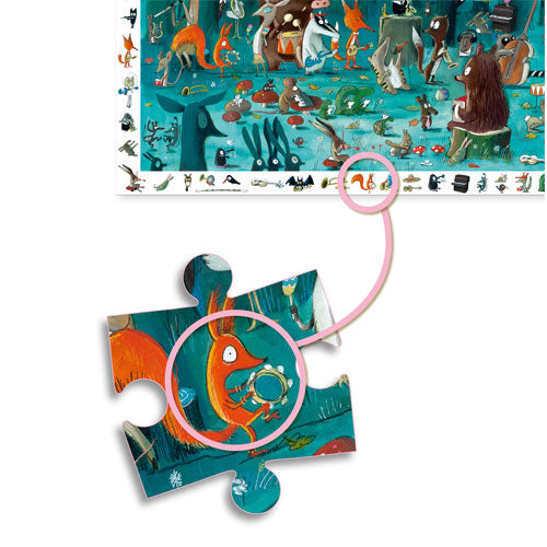 Djeco puzzel observation het dierenorkest (35st) .nl