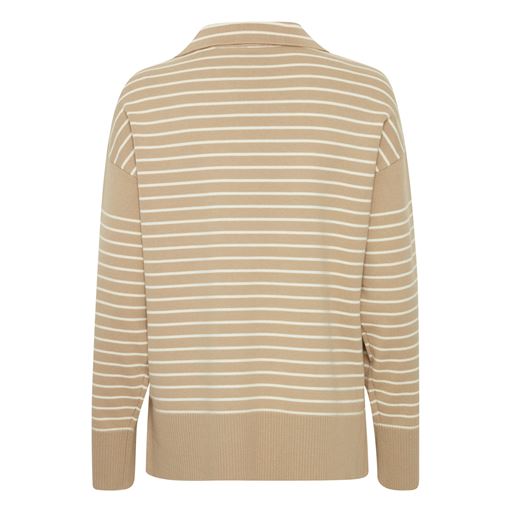 Fransa Carmen Striktrøje, Silver Mink Mix, XXL