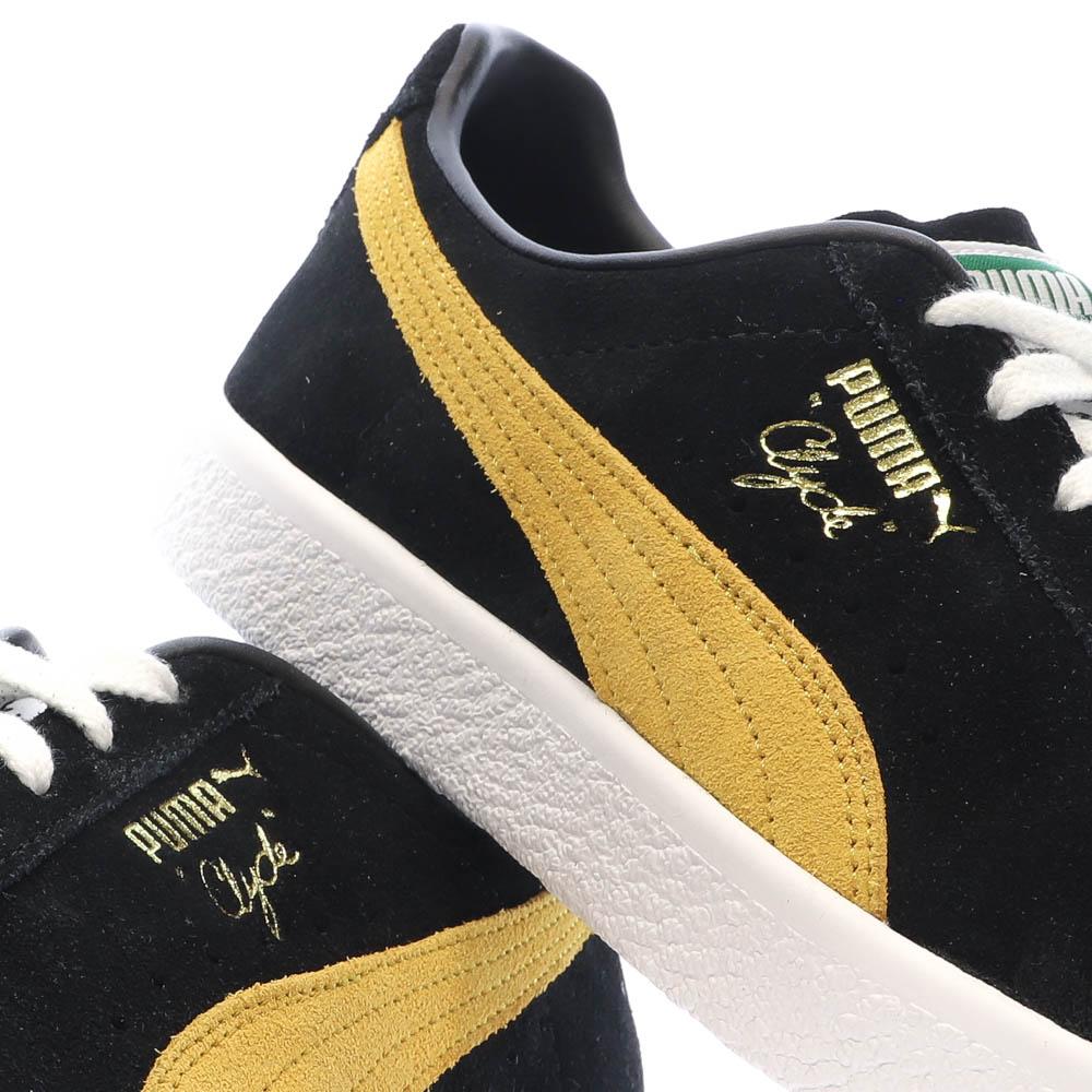 Puma Baskets Noir/Jaune Mixte Puma Clyde OG