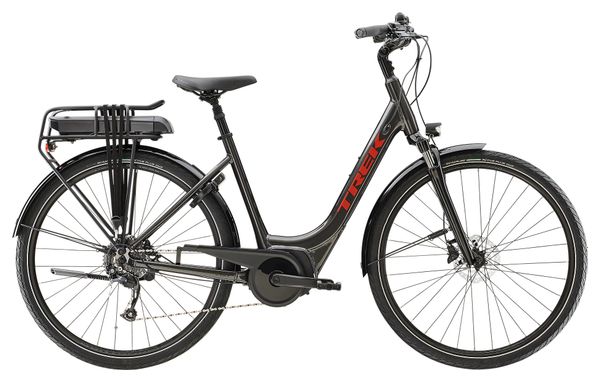 Vélo de Ville Électrique Trek Verve  2 Lowstep Shimano Acera/Altus 9V 500 Wh Noir