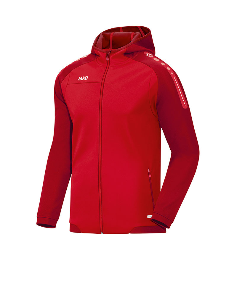 JAKO Champ Kapuzenjacke Kids Rot F01