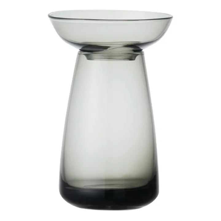 Kinto Vase en verre Aquaculture | Gris