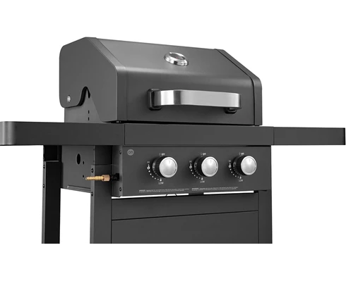 ON BBQ Gas Grill 3 Burner 48x40cm