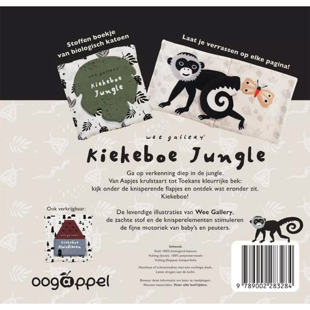 wee gallery knisperboekje kiekeboe - jungle