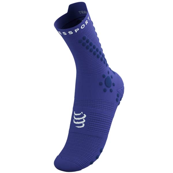 Chaussette running COMPRESSPORT PRO RACING SOCKS V4.0 TRAIL DAZZLING BLUE/DRESS BLUES
