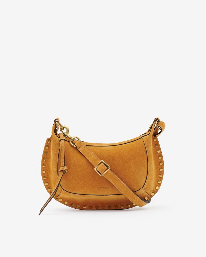 SAC PORTÉ ÉPAULE EN CUIR VELOURS OSKAN MOON