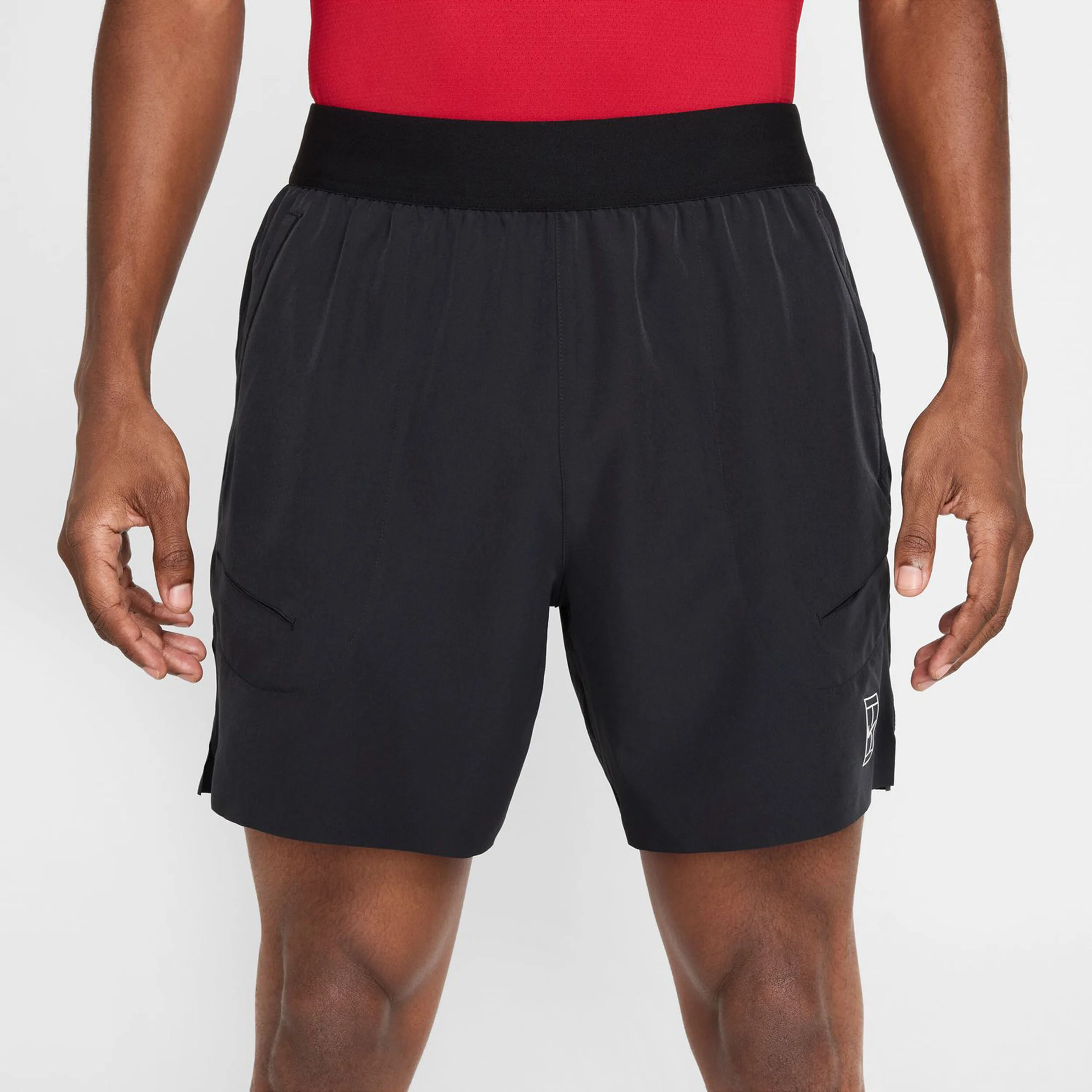 Nike Court Dri-Fit Advantage 6in Shorts Hommes - Noir , Blanc