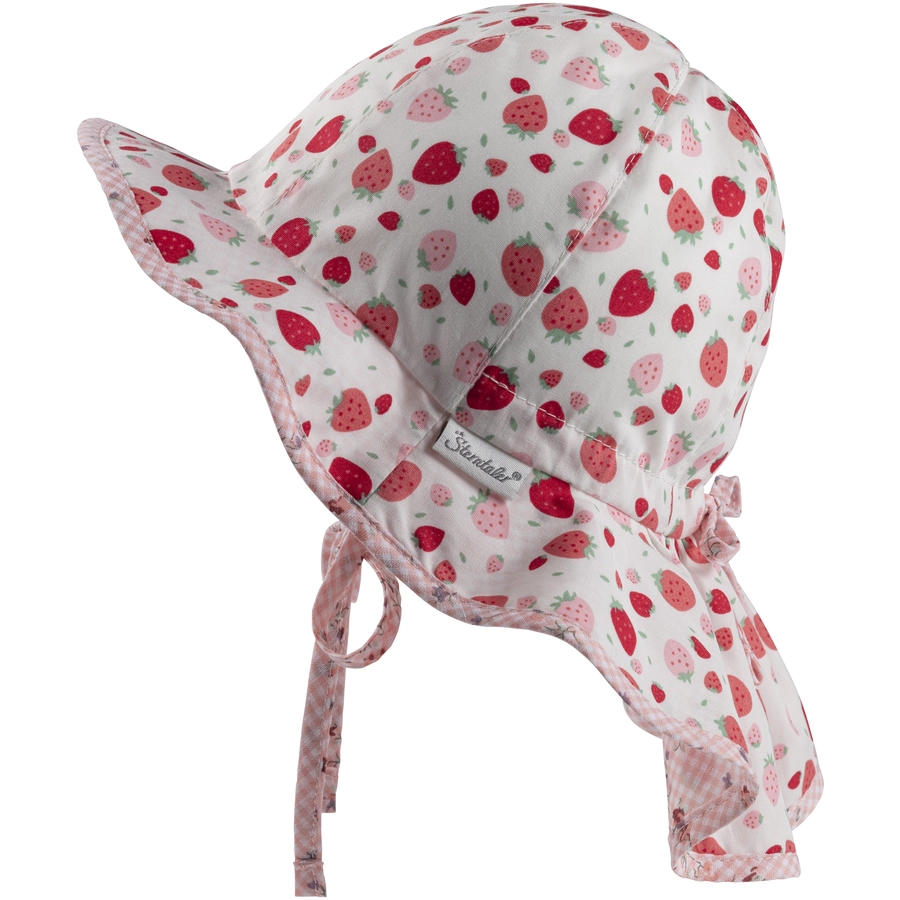 Sterntaler Sonnenhut Erdbeeren ecru