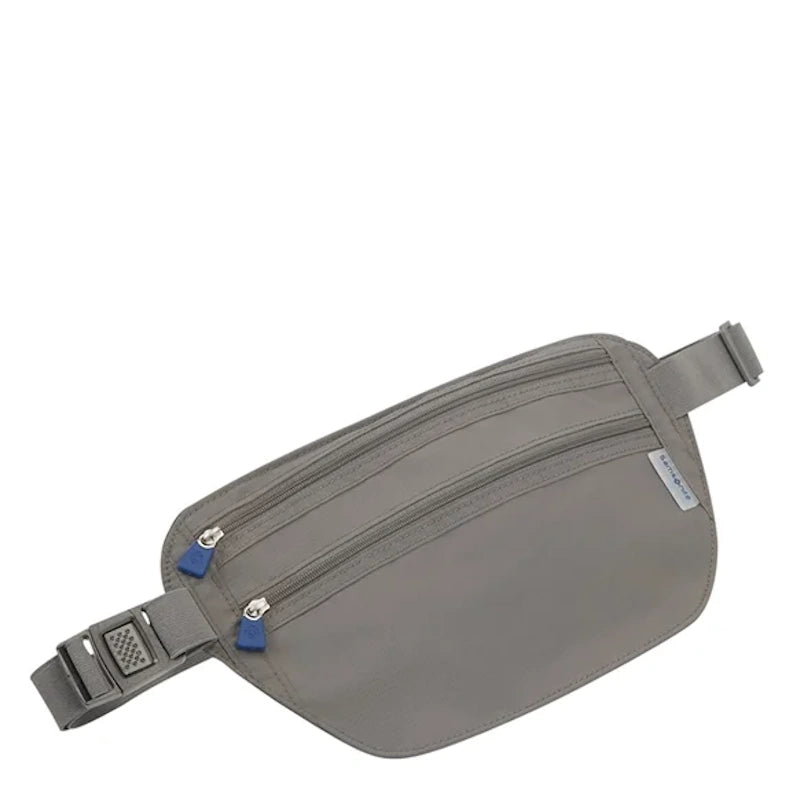 Samsonite Double Pocket Money Belt Eclipse Grey