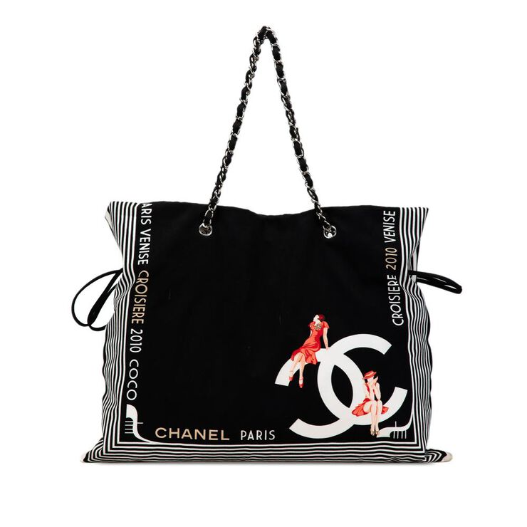 Chanel Vintage Chanel Tote Black
