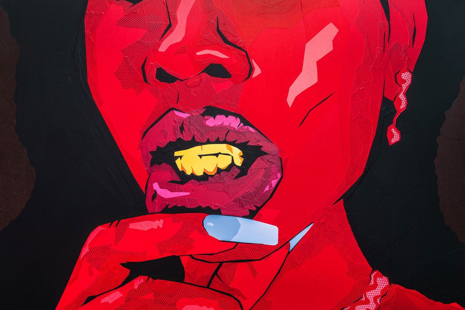 Give me a smile #2 by Tape That Collective - Limited Edition. Edition of: 150. Signed.