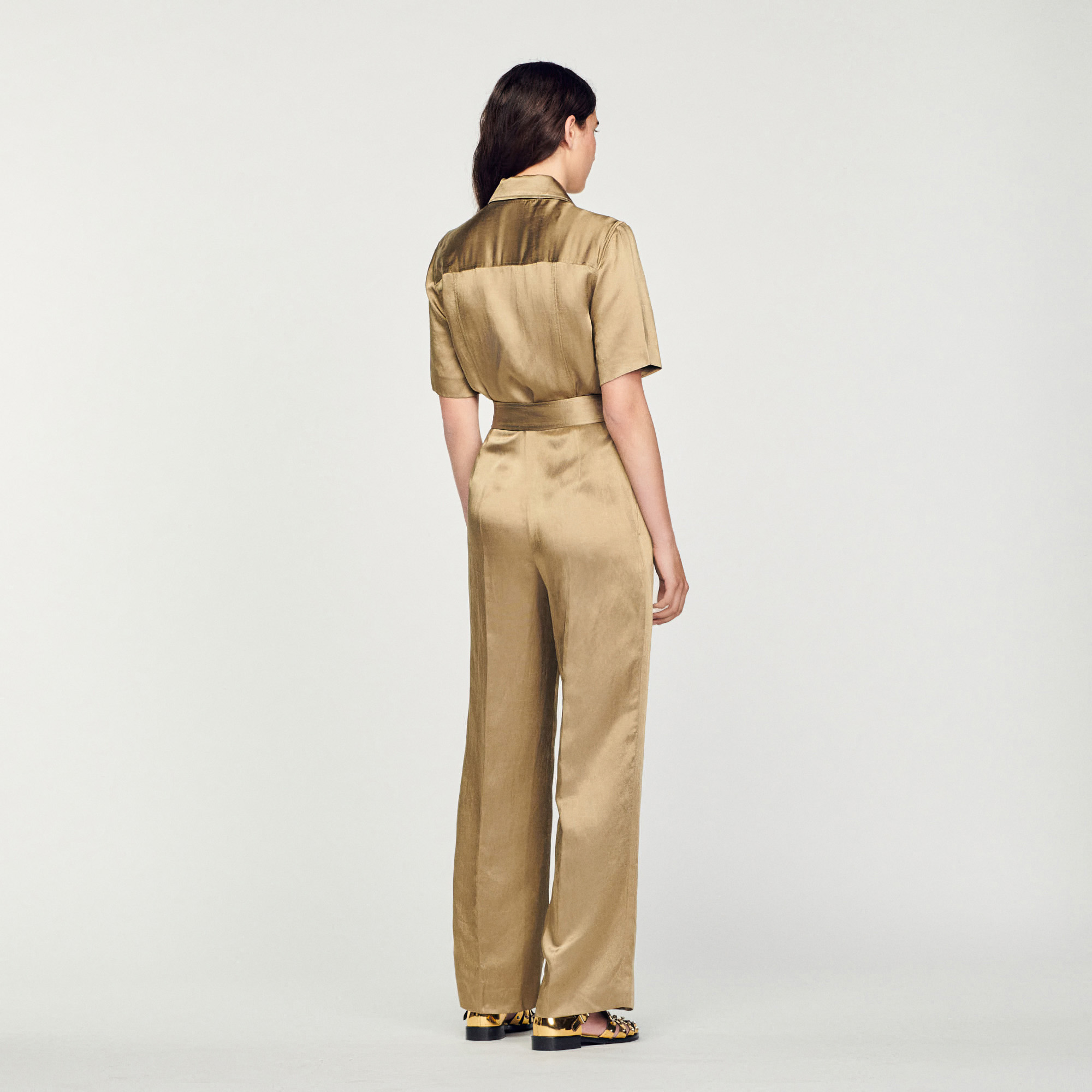 Combinaison pantalon en satin