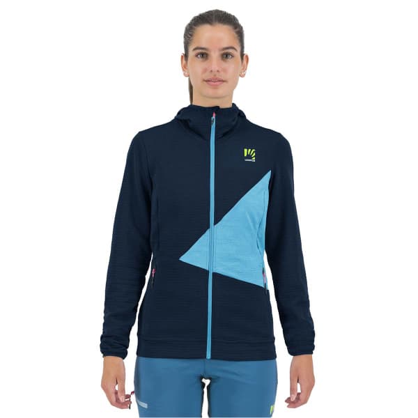 Veste polaire randonnée KARPOS NUVOLAU W FLEECE SKY SKY CAPTAIN/BLUE ATOLL