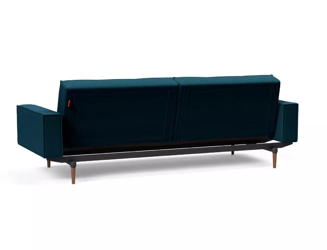 Schlafsofa mit Armlehnen Splitback Styletto dunkel