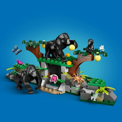 LEGO City 60437 Jungelutforskerens helikopter-baseleir