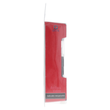 Q-Link tulp kabel 1STE/2RCA male-male 5 meter rood/wit
