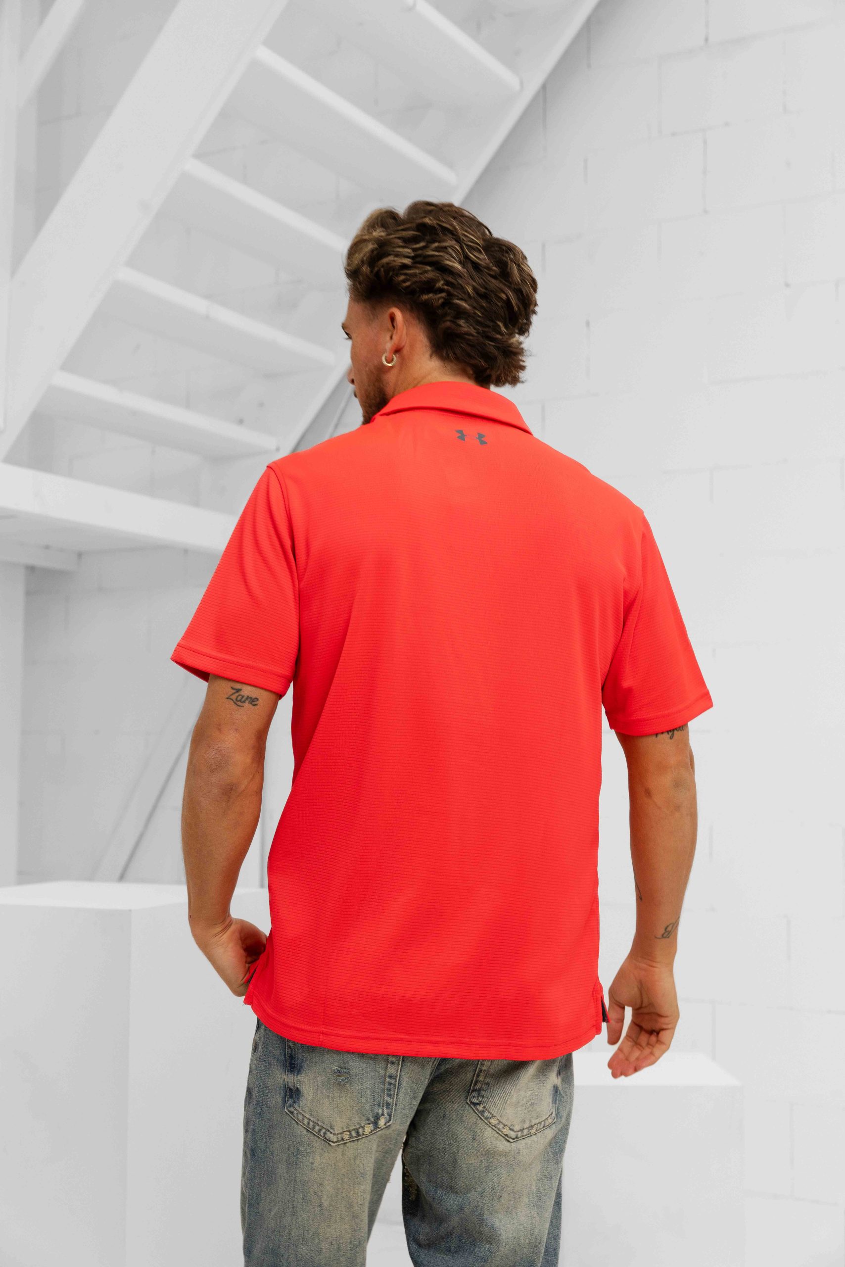 Under Armour Tech Polo Heren Rood