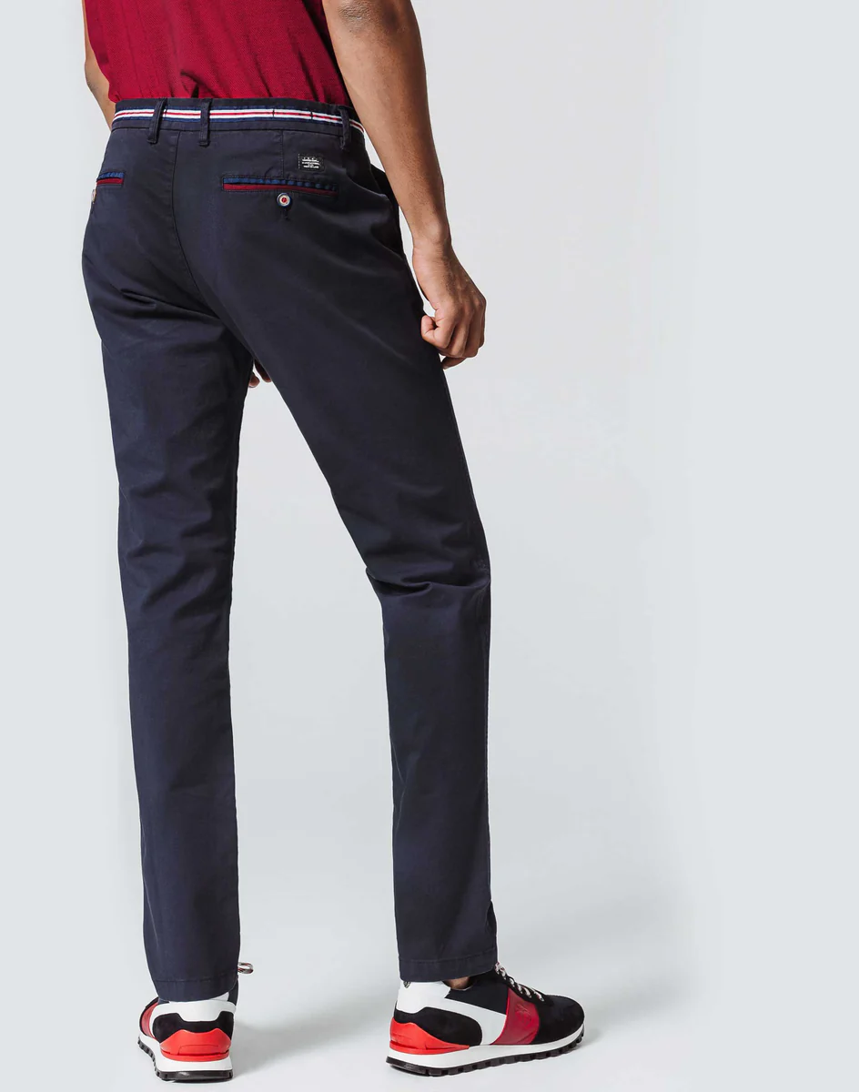 Pantalon Galon Marine