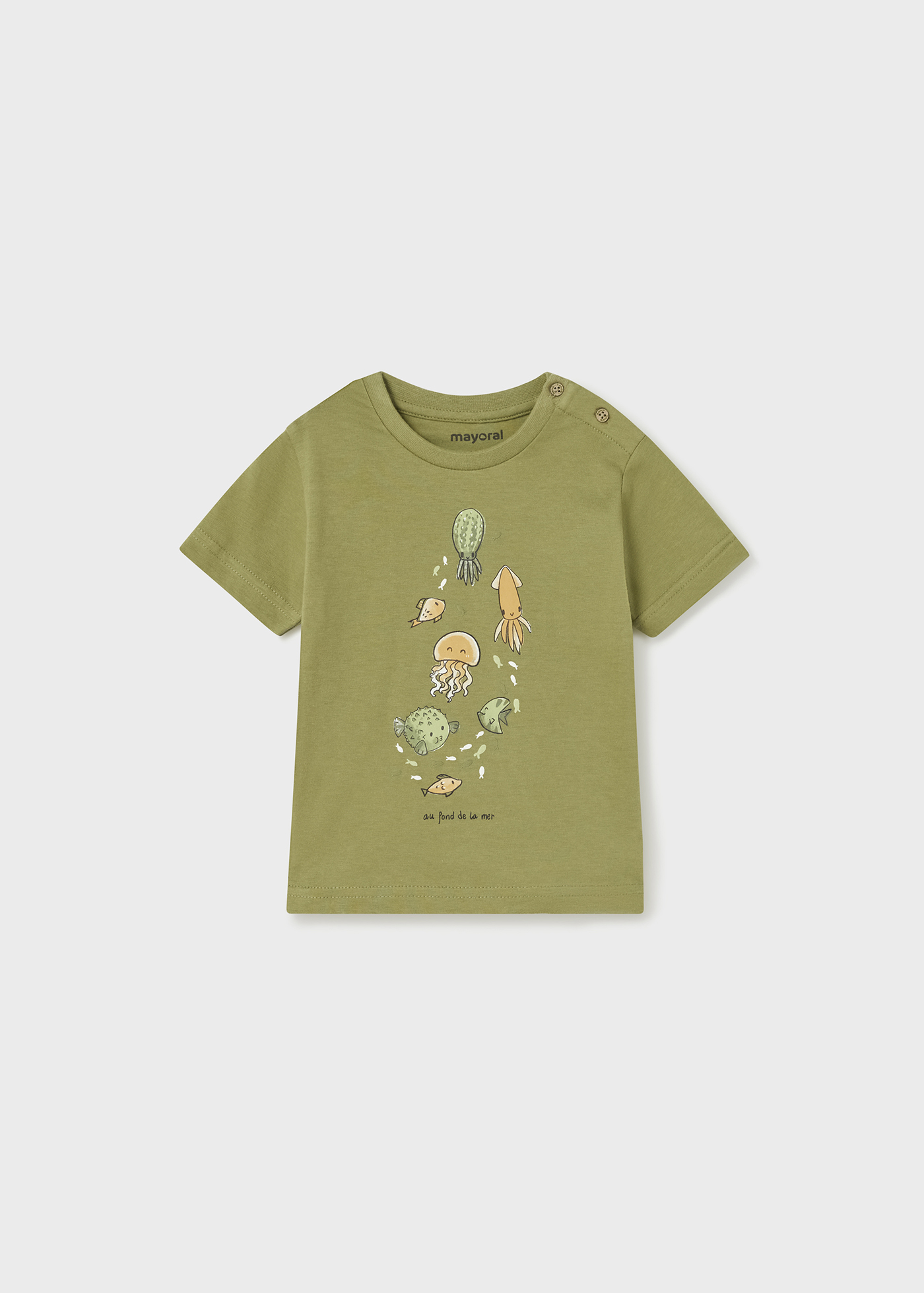 Conjunto de 3 peças em algodão sustentável para bebê