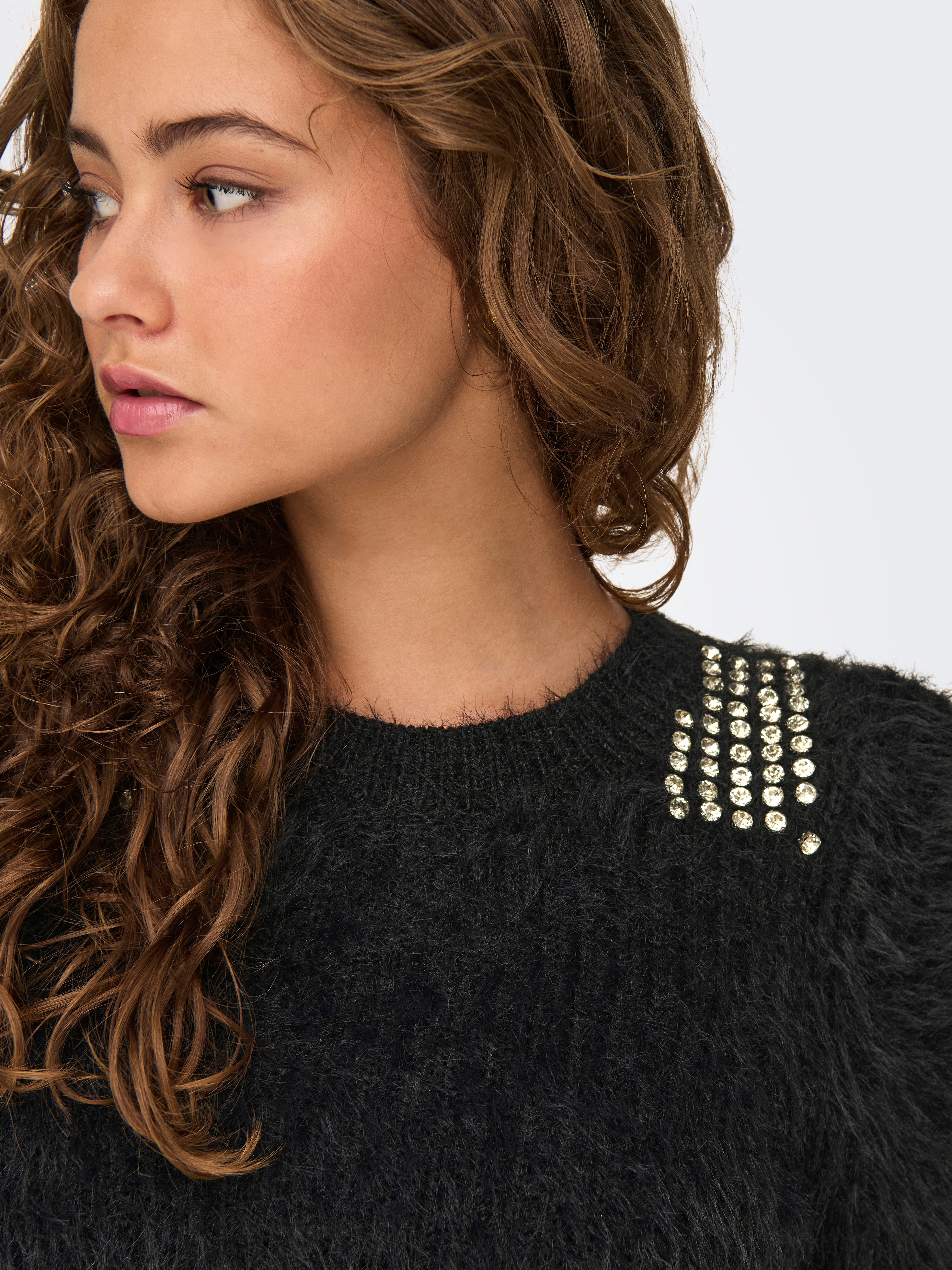 ONLSURI Strickpullover Black