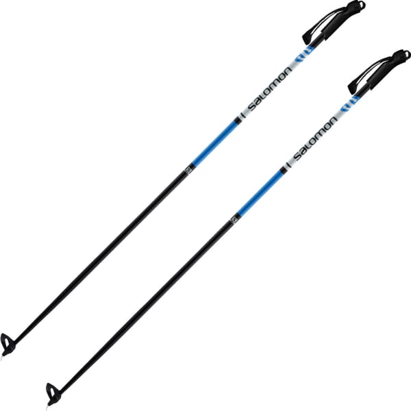 Bâton ski de fond SALOMON ESCAPE ALU JR BLACK/BLUE/WHITE