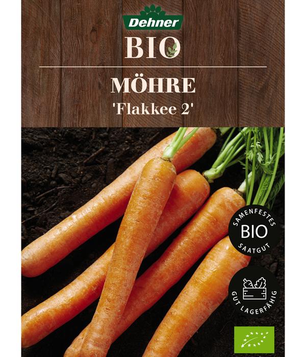 Dehner Bio-Saatgut Möhre 'Flakkee 2'