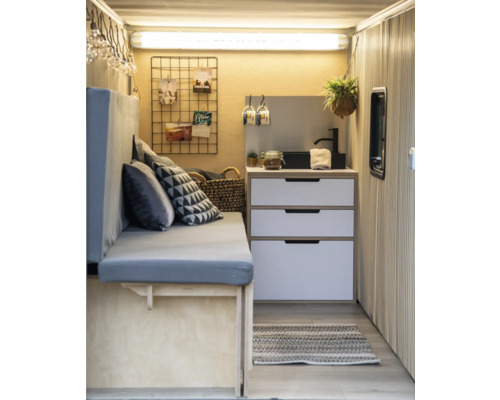 Buildify Campingbox Christoph bedsysteem, lengte-asymmetrisch, voor Ducato/Crafter/Sprinter, 1900x1180x435 mm (LxBxH) (zonder montage- en bevestigingsmateriaal)