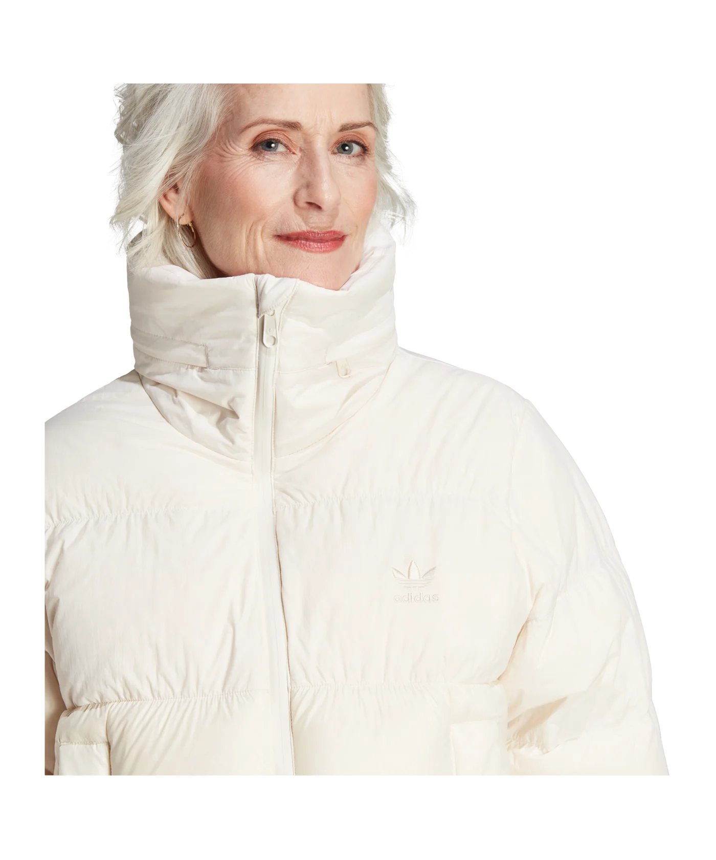 adidas Originals Cropped Daunen Jacke Damen Beige