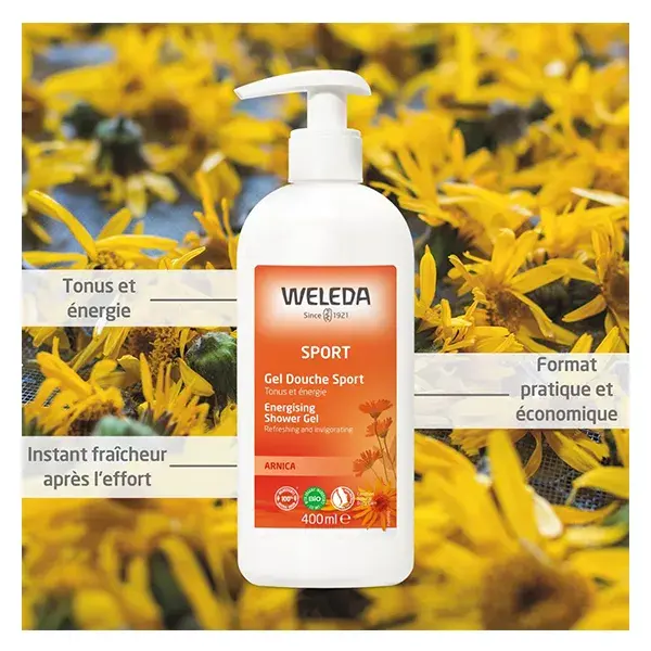 Weleda Gel de banho esportivo Arnica 400ml