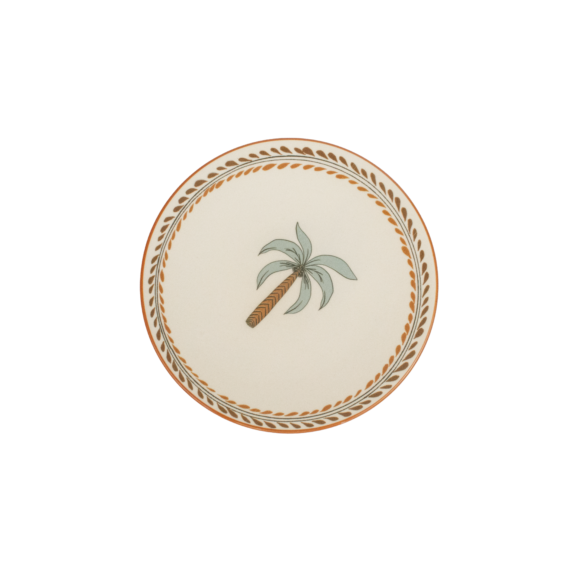 Assiette à dessert en céramique « Palmas Mamey » (lot de 4)