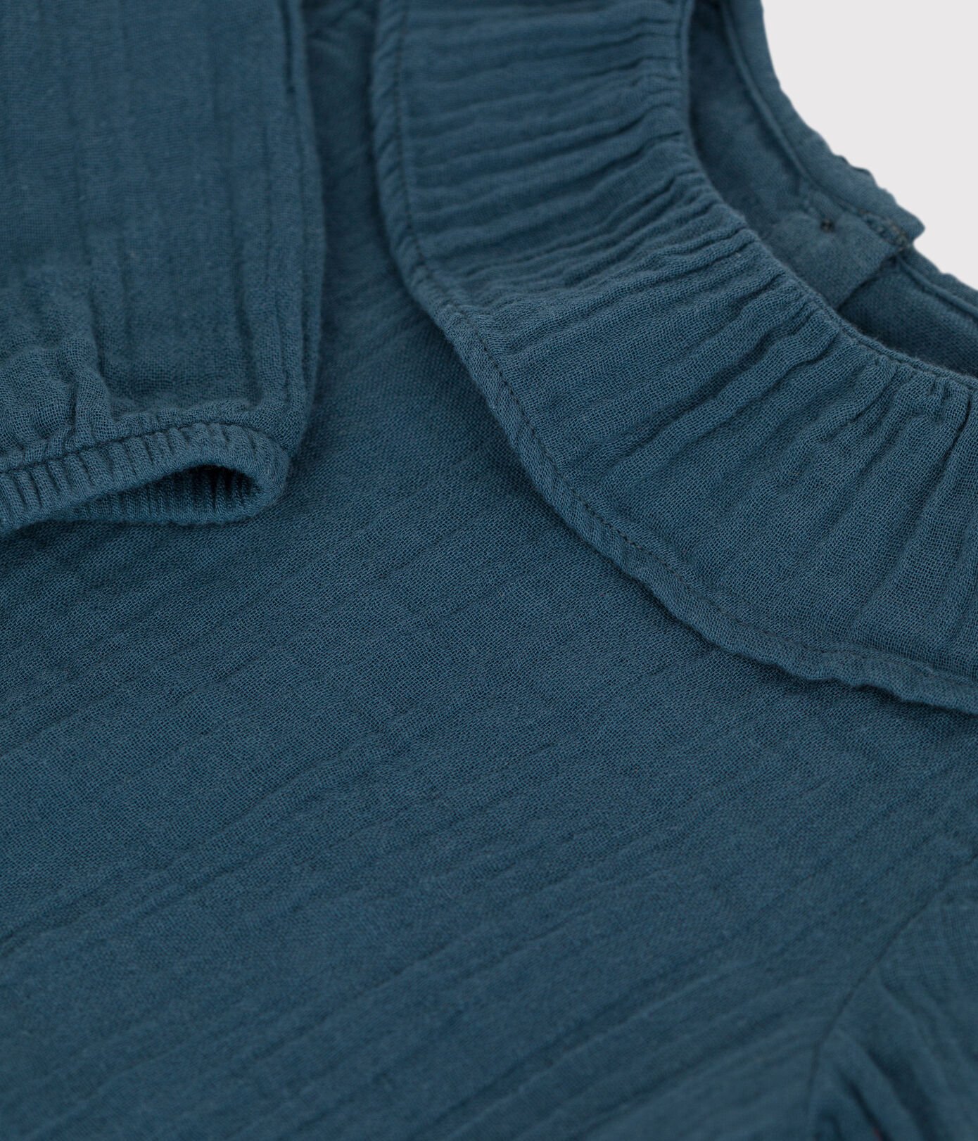 Blouse manches longues bébé en gaze de coton