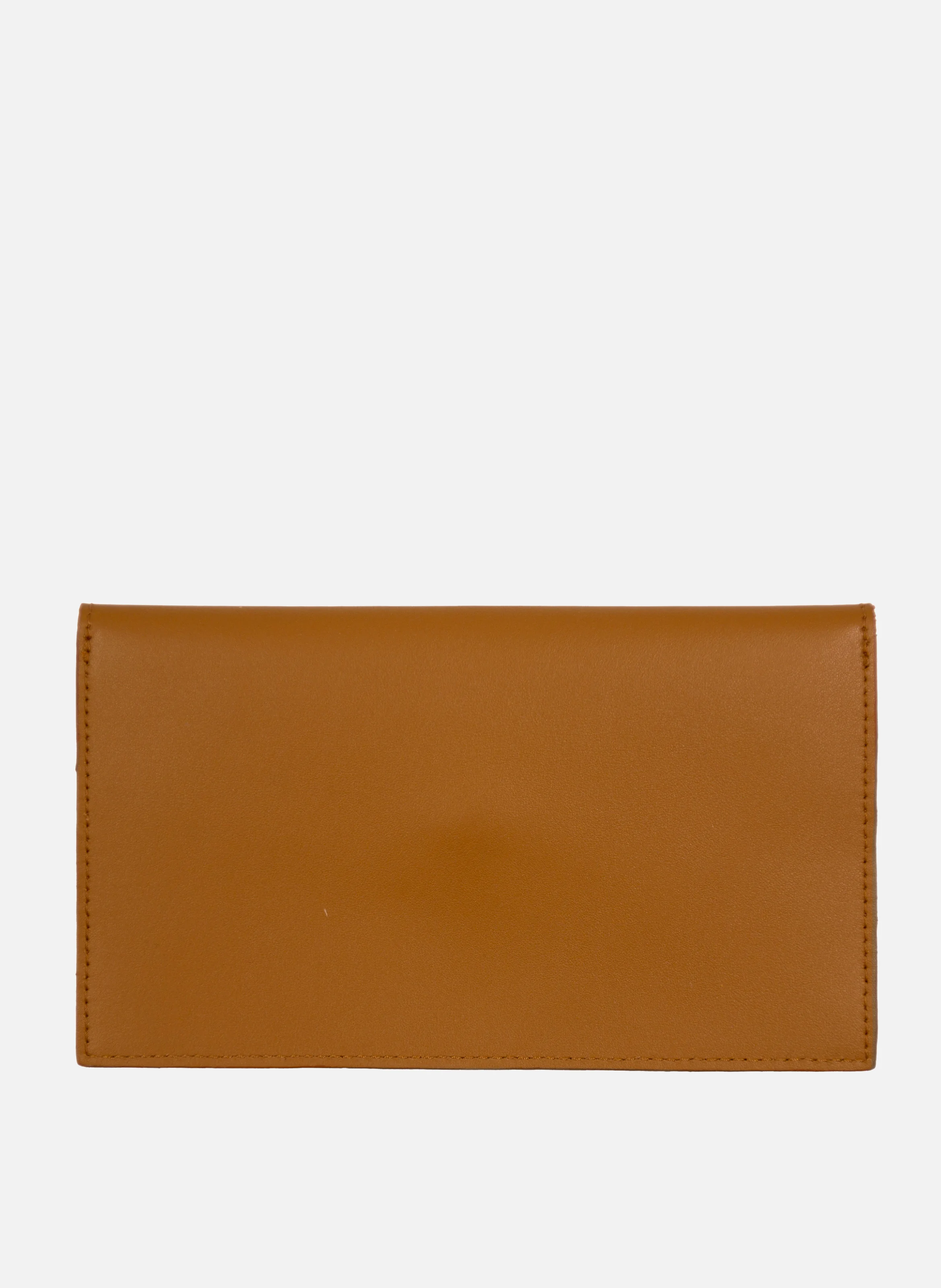 Pochette enveloppe cuir | Marron