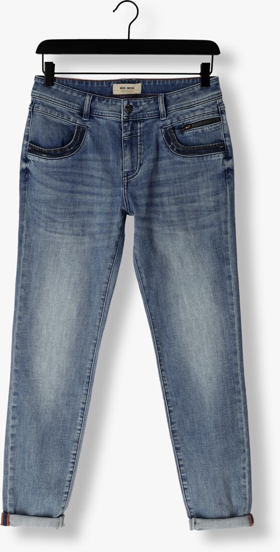 blauwe mos mosh straight leg jeans mmnaomi nolla jeans