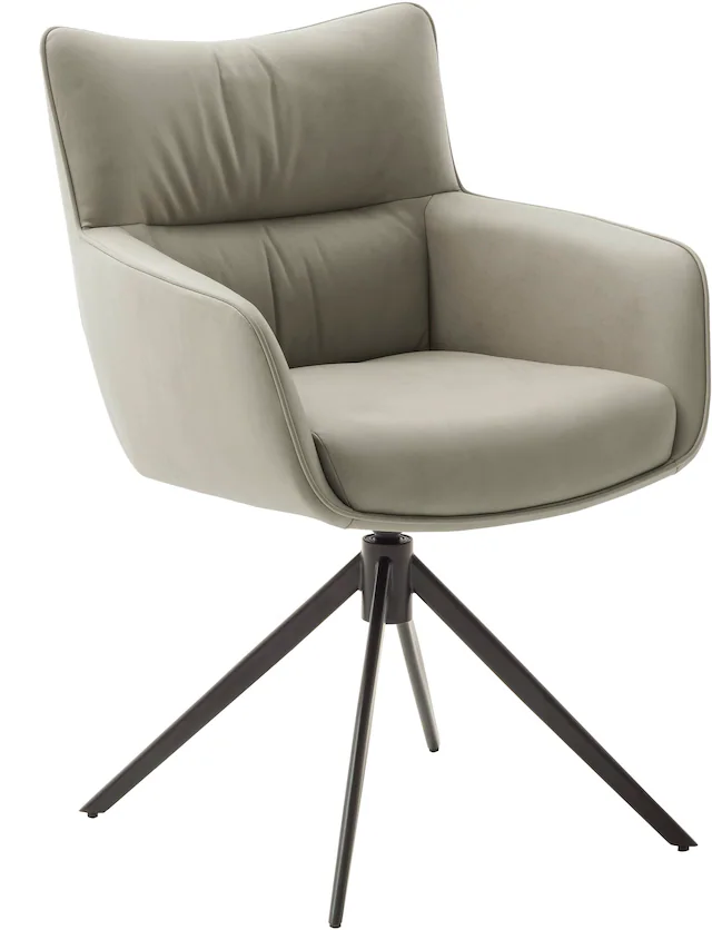 MCA furniture 4-Fussstuhl »LIMONE« (Set) 2 Stk.(Set, 2 Stck), 360° drehbar, Belastbarkeit 120 kg, Sitzhöhe ca. 49 cm