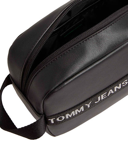 Tommy Hilfiger Toilettaske - TJM Essential Leather - Blåck