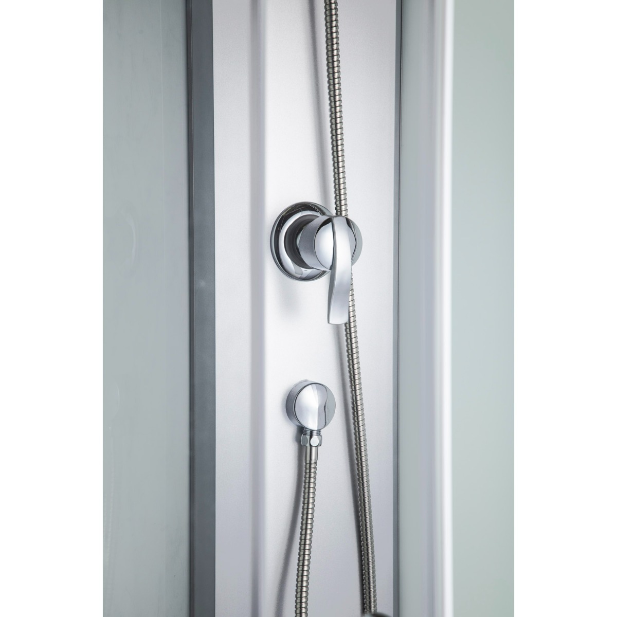 Kerra Evora complete douchecabine met zitting 90x90cm chroom