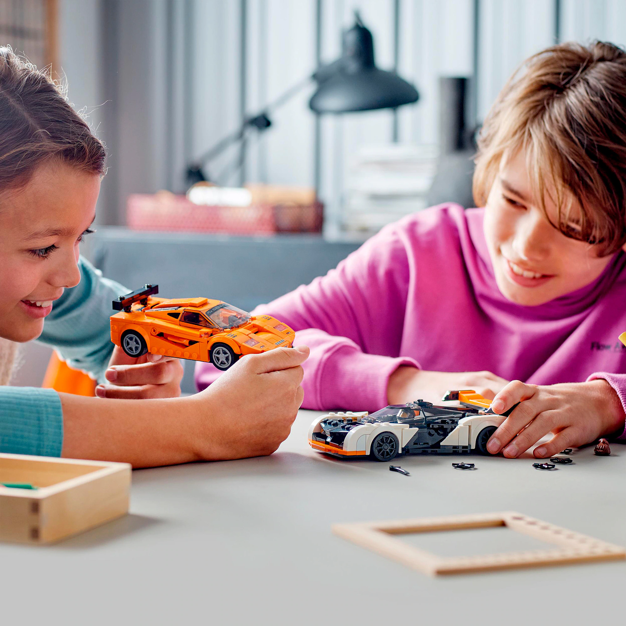 LEGO Konstruktionsspielzeug Speed Champions McLaren Solus GT & Mc Laren F1 LM