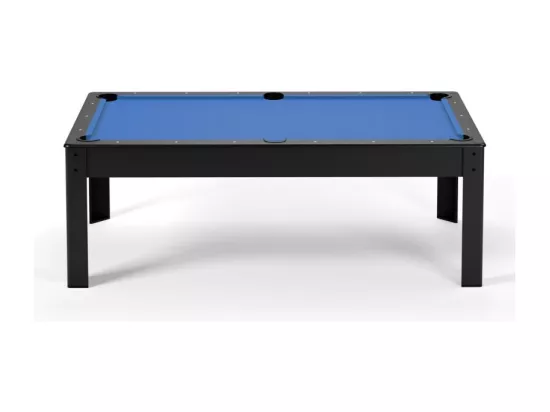 Billard Américain convertible table 4places KITBILL 5FT - 183 x 102 x 78 cm Plateau dînatoire et accessoires inclus - Noir