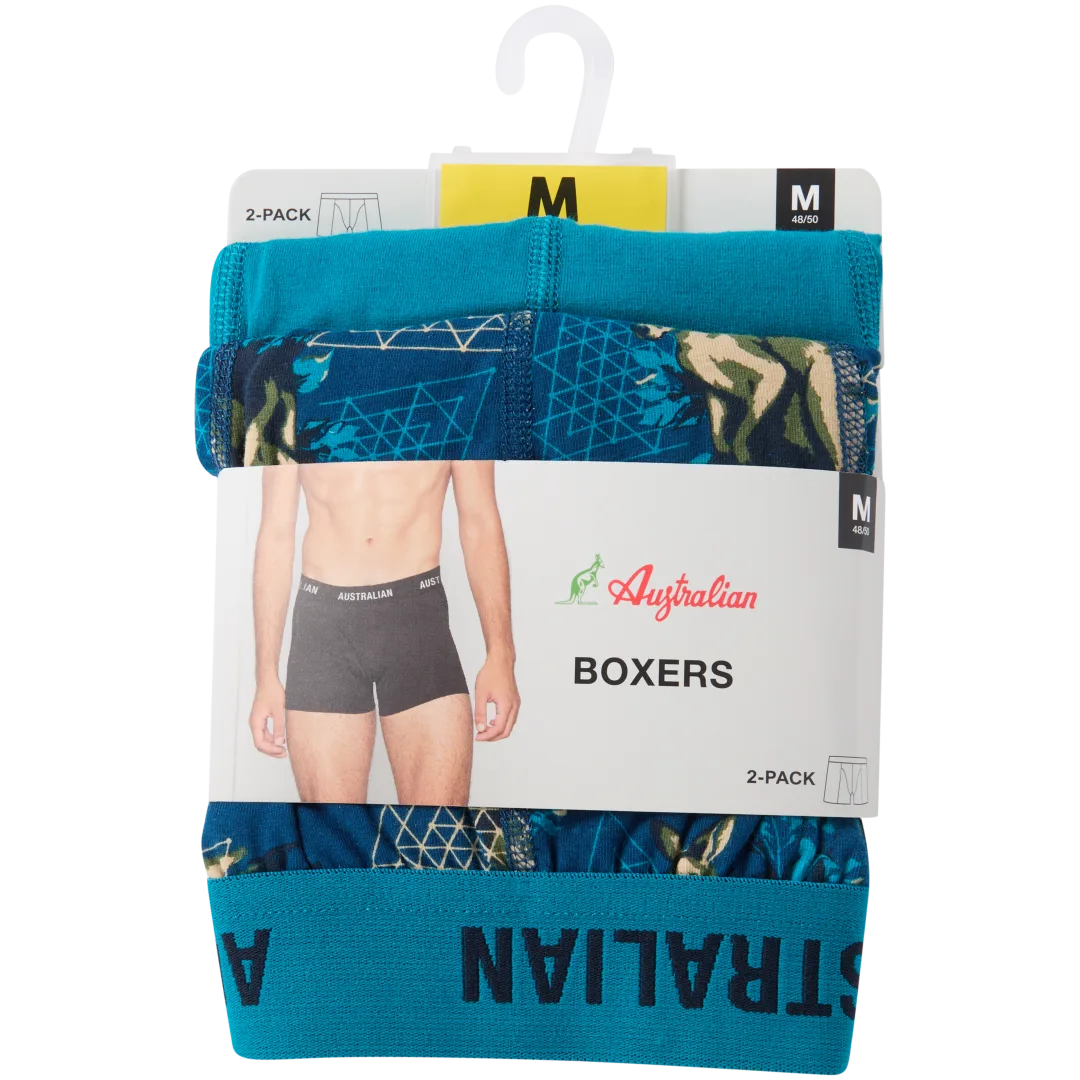 Australian boxershorts Maten S - L | 2 stuks | diverse varianten