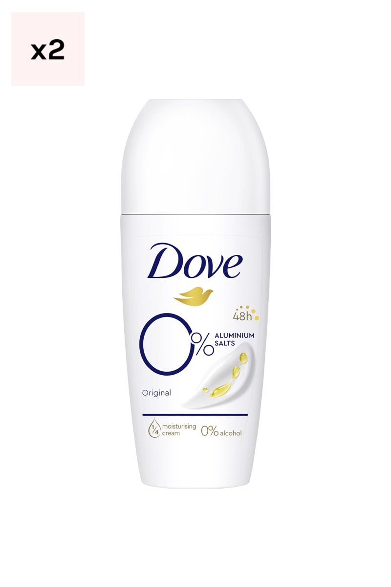 Déodorants bille 48h - Original 0% - 2 x 50 ml